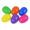 Party -Dekoration 12/24 Prozent Plastik Ostereier Überraschung Spielzeug Blind Egg füllen leer für Hunt Games Geschenke Dekor 6Colors