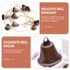 Fournitures de fête Décorations de Noël Bells Bell vintage Jingle Mini Metal Charms Accessoires Projet Mission Mis Mission Collier de chien
