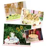 5st Candles Champagne Number Candles 0-9 Happy Birthday Cake Decoration Party Supplies Dekor Ljus DIY Heminredning Tillbehör Number