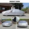 Car Covers Kayme waterproof car covers outdoor sun protection cover for car reflector dust rain snow protective suv sedan hatchback full s T240509