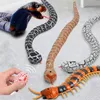 RC Snake Robots Toys for Kids Boys Children Girl 5 6 7 8 ans Gift Remote Control Animals Prank Simulation Electric Cobra 240511
