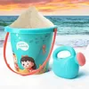 Sand Play Water Fun 18 Pieces of Childrens Beach Toys Summer Beach Games Hucket Shovels Silicone Sandboxes Outdoor Water Fun Beach Toys Childrens Giftl2405