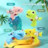 Pistolet toys sable jeu eau fun water arme gunfrens jouet water souffle arme pistolet jouet water savon main jeu de fête d'été dinosaure eau enfant cadeau marin pistolet plage toyl2405