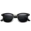 RAYS Classic Brand Wayfarer Luxury Square Occhiali da sole Strama acetato con lenti nere raggi occhiali da sole per donne Uv400 con scatola 629