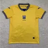 2021 2022 Ukraina Mens Soccer Jerseys Zinchenko Malinovskyi Yarmolenko Sudakov Konoplyanka 21 22 Hem- och bortplatser Fotbollströjor Korta ärmen Vuxna uniformer