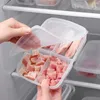 Förvaringsflaskor plastfack för frukt ingefära vitlök kök accessoarer färskställningslåda container vegetabilisk fodral crisper