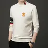 Designer Autumn Luxury Mens Sweater Vêtements Pullover Slim Fit Sweatshirt décontracté imprimé masculin laine laine laineuse