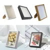 Frame Shadow Box Frame Desktop Hanging Creative Wood Pressed Flowerbox Boxbox per le opere d'arte Premi Keepsake Medals Biglietti