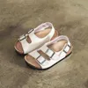 Sandals Newly popular childrens soft sandals outdoor breathable shoes for children beach sandals for boys and girls Korean sandals and outdoor shoes for young