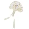 Fleurs décoratives Bouquet de mariage de mariée Crystal main tenant une fausse fale de fleur artificielle décoration blanche ivoire