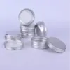 60 ml puste aluminiowe pojemniki kosmetyczne pudełka garnkowe balsam do warg aluminiowy słoik dla kremów maści krem ​​do ręki opakowanie vkkqw fkakm