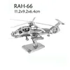 Puzzle 3D puzzle manuale fai -da -te militare f35 j20 su34 combattente elicottero elicottero mars sonda assembla assemblare il modello modello 240510
