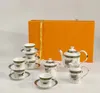 Café Suje Teaware Define estilo europeu de chá da tarde casa de chá vintage francês Tred