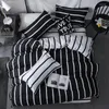 Ensembles de literie Ensemble de lit latéral Super King Size Duvet Heart Home Bedclothes Linens Femmes Cover