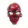 Ghost Erwachsene Gold Plastik Horrormaske Sier Skull Face Unisex Halloween Maskerade Party Masken Prop Fy3786 S s