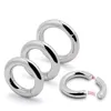 Metal Magnet Cock Ring Clamp Male Chastity Device Stainless Steel Cockring Dick Scrotum Bondage Stretcher Adult Sex Toys For Men 240511