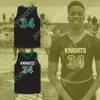 Custom Nay Youth/Kids Alex Antetokounmpo 34 Dominican High School Knights Black Basketball Jersey 1 Top Snatched S-6xl