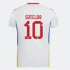 2024 2025 Venezuela voetbalshirts Kids Kit 24/25 Nationaal team Voetbalkhemd Men Home Red Away White Camisetas COMISETAS COPA AMERIKA CORDOVA SOTELDO RINCON Bello Sosa Rondon