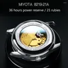 Montre-bracelets Carnaval Grey Roman Dial Business Watches Miyota Automatic Mechanical Watch for Men 3ATM Imperproping Steel Reloj