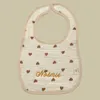 Śliniaki Burp Znastanie Personalizowany prezent Baby Babel Bawełniany Ubrania Baby Custom Baby BIB Nazwa Big Burp Cloth Baby Saliva Ręcznik Zestaw D240513