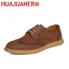 Casual schoenen mannen Oxfords Leather Fashion Sneakers Leisure Walk Shoe voor man Brogue Office Male Business Formal