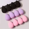 Ferramentas de maquiagem 12 peças de maquiagem multicolorida mixer de esponja de beleza ovo cosmético Puff Soft Foundation Power Poff Puff Acessórios de maquiagem D240510