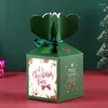 Wrap regalo 16 Styles Baschetta per imballaggio natalizio Borsa portatile Cartoon Colorful Babbo Natale Custodia Candati Biscuiti Biscuits Nut Wapping Contene