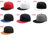 Partyhüte Hip Hop Baseball Cap Sonnenschutzmützen können gedrucktes Logo Stickerei Spleißen Street Dance Hat Farbe Blocking Flat Brim Hatlt972