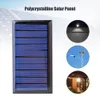 Étude de panneau solaire 5V Étude de la batterie de bricolage en silicium polycristallin petit jouet câble mini-cellule Volt 60mA 1W pour 36v 240430