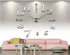 Nuovi orologi in quarzo Arrivo Orologi di moda 3D Vero grande orologio da parete Big Wall Specchio affrettati Adebito soggiorno fai -da -te 9625398