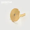 Dooroom Brass Punch Free Bearing Hooks Bathroom Indoor Kitchen Mallway Wall Absing Agnings Row Nordic 240424