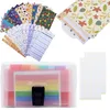 Gift Wrap 13 Pockets Mini Accordion File Organizer A6 Size Expanding Folder For Coupons Receipt