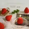 5pcs Bougies 1pcs Strawberry Decorative Bougies Fruit Scente Bougies Décoration de mariage aromatique Candle de cire de soja pour décoration intérieure