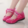 Sandalen 2018 Neue elegante Prinzessin PU Leder Sandalen für Kinder und Mädchen Hochzeitsfeier Perlen SchuheSL240510