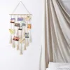 Dekorativa figurer PO -mappvävd förvaring Tapestry Nordic Home Hanging Hangers Wall Handgjorda dekorationer