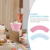 Bouteilles de rangement 24 PCS Emballage Paper Holiday Cupcake Wrappers Carters Liners Tray Muffin Cups Wedding