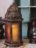 Bandlers Luxury Metal Vintage Lunets rétro Retro suscite de la lampe marocaine SOPORTE SOPORTE VELA DÉCOR