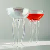 Houyup 150 ml Creative Cocktail Glass Transparent Jellowish Cup Sok High Glass okrągły szampan z napojami szampanowymi 240510