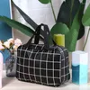 Sacs de rangement Femmes Travel Sac cosmétique noir Gris grand fourre-tout