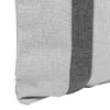 Pillow 2 Pcs Car Decoration Sofa Cover Decorative Household Pillowcases 45x45cm Throw Covers Light Grey Cotton Linen