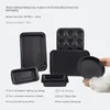 Backwarenwerkzeuge Backen Haushalte Nicht-Stick-Toastbox 12 Tassen Kuchenform verdickter Kohlenstoffstahlquadratblech 5-6 Teile Set Set