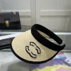 男性のためのDesinger Visor Hat Sunhats Luxurys Sunhat Baseball Caps Letter Casquette Summer Hats調整可能な屋外キャップフィットキャップ