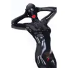 100% in latex body in gomma black Catsuit Tigth Full Suit Cosplay S-XXL Fetish Party Catsuit Costumes