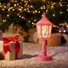 Feestdecoratie Kerstmis LED Candlestick Lamp Small Night Bar Desktop Energy Saving Sliding Switch Tool Supplies Jaar