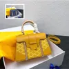 2024 Luxury Saigon Satchel Designer Bag Hobo Pieces väskor Crossbody Purses Sale Luxurys axelväska Handväska Lady High Quality Chain Canvas Fashion Wallet Bag 5a