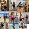 Kobiety stroju kąpielowego One Piece Swimsuit Kobiet lato Push Up bikini solidne kostiury kąpielowe Monokini Monokini plus wanny Tankini 2024