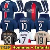 24 25 Maillot Mbappe Soccer Jerseys Kids Kit 23/24 O.Dembele Player Version Training Pre Match 2023 2024 Maglia Paris Home Football Shirt Hakimi Fabian Vititinha Sergio