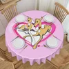 Tableau de table ronde d'étanchées de cœur Hounds Hounds Sighthound
