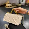 10a mode schouderflap portemonnee ontwerper luxe dame lederen dames woc ketting winkelen kussen handtas zakken koppeling crossbody messenger vomg