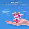 Super Wings Mini Transforming Ellie 2 Zoll Transformation Roboter in 3 Schritte Aktion Figuren Deformation Anime Toys für Kinder 240508